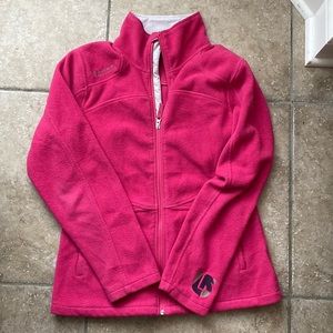 Women’s Burton Pink Dryride Fleece Full Zip Jacket Size Large
